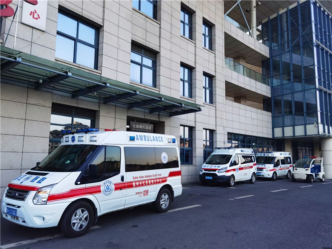 薛城救护车出租服务案例4