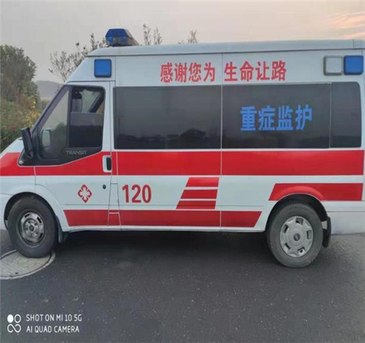 薛城救护车出租服务案例3